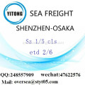 Puerto de Shenzhen LCL consolidación a Osaka